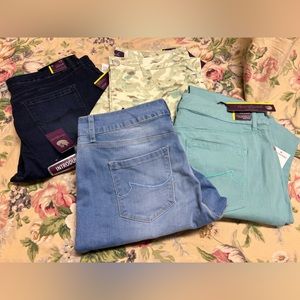 4 Pair Vanderbilt Jeans Jessa All Around Slimming Effect Curvy Skinny